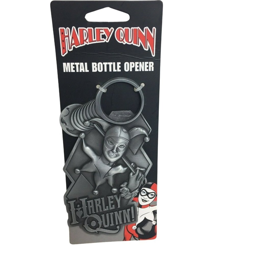 Harley Quinn Metal Bottle Opener DC Comics Batman 5" Superheroes Villains Icup